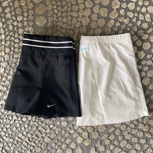 Pair of women’s Nike tennis skirts